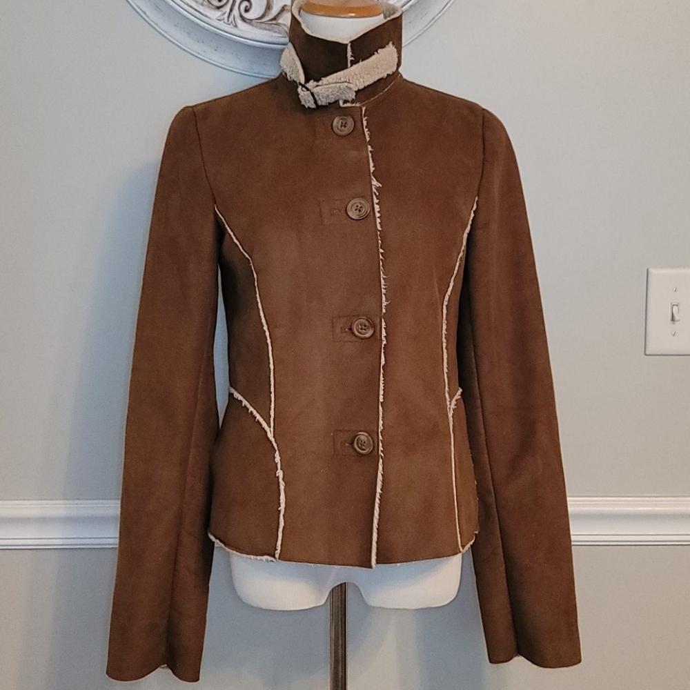Suede shearling Coat